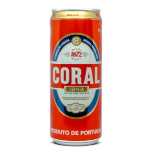 Coral Lager • Box 24 UNI • 0,33Lt • Can